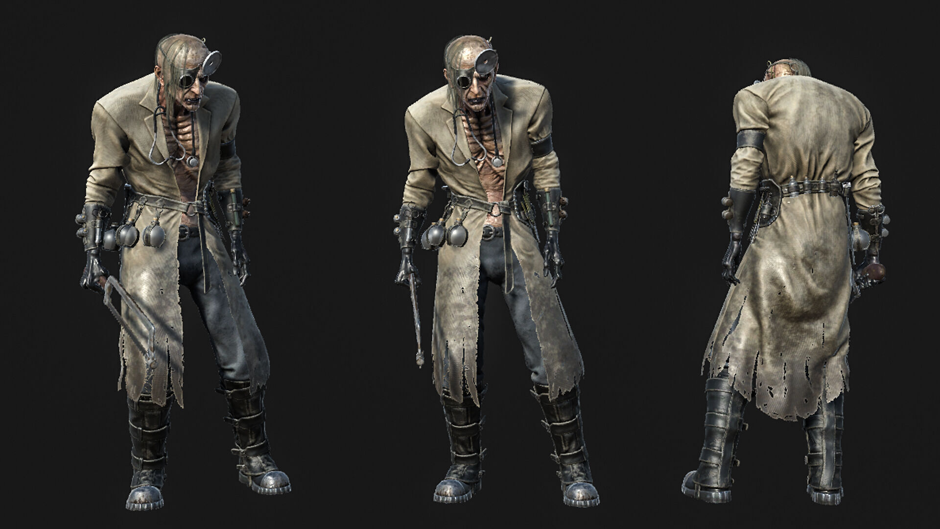 Horror Villains Pack - Rigged and Animated Low-poly 3D model_16