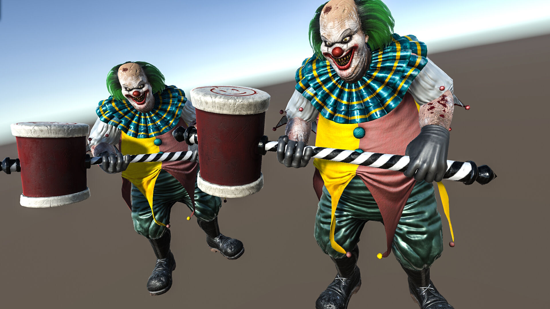 Horror Villains Pack - Rigged and Animated Low-poly 3D model_66