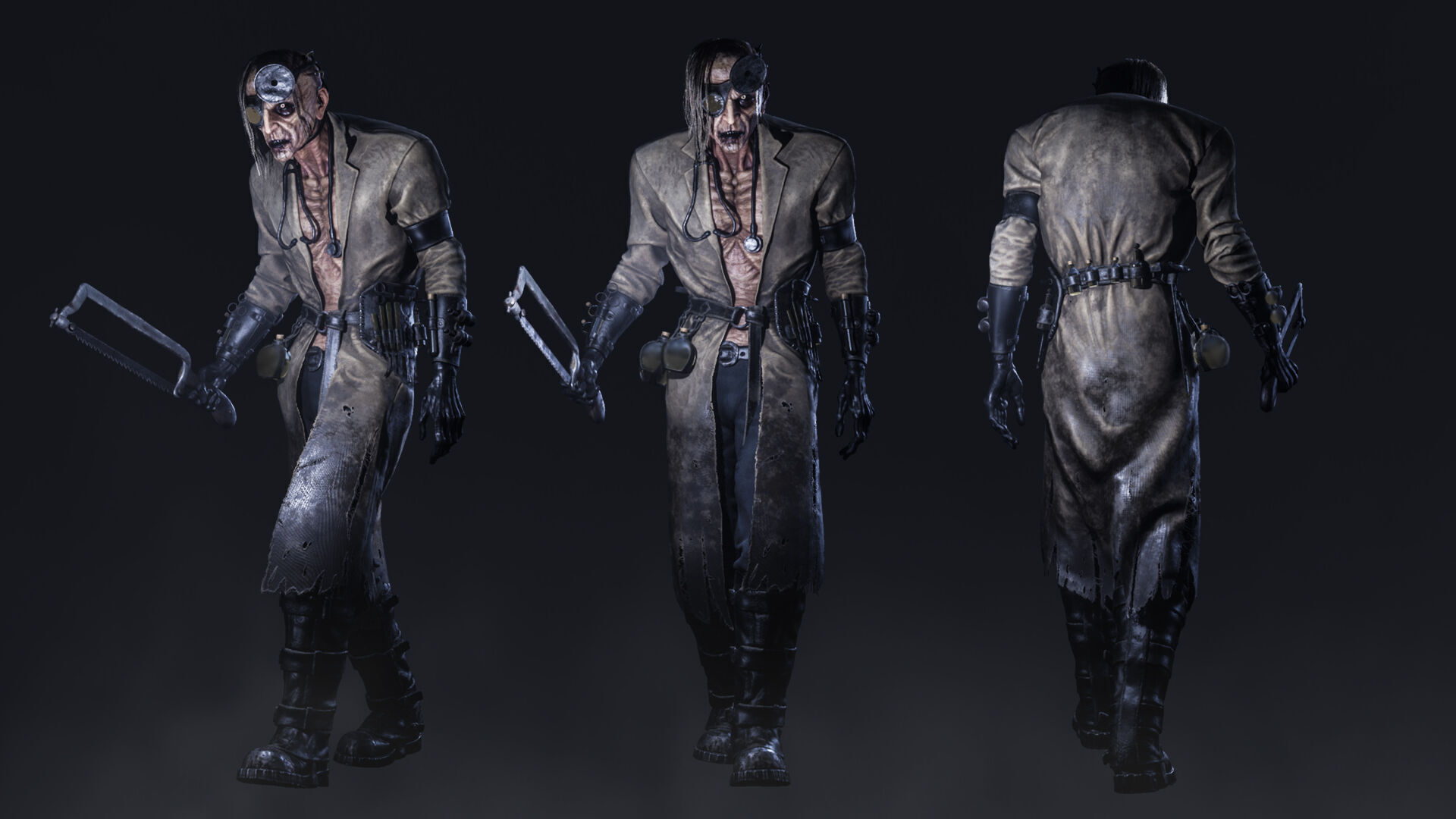 Horror Villains Pack - Rigged and Animated Low-poly 3D model_12