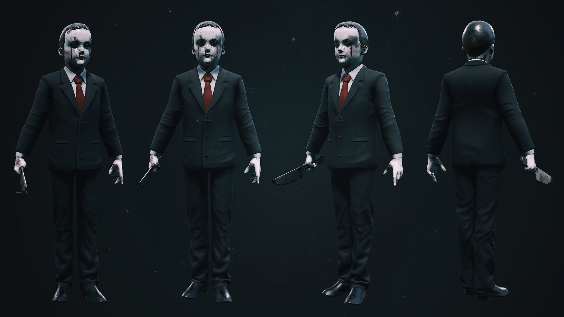 Horror Villains Pack - Rigged and Animated Low-poly 3D model_87