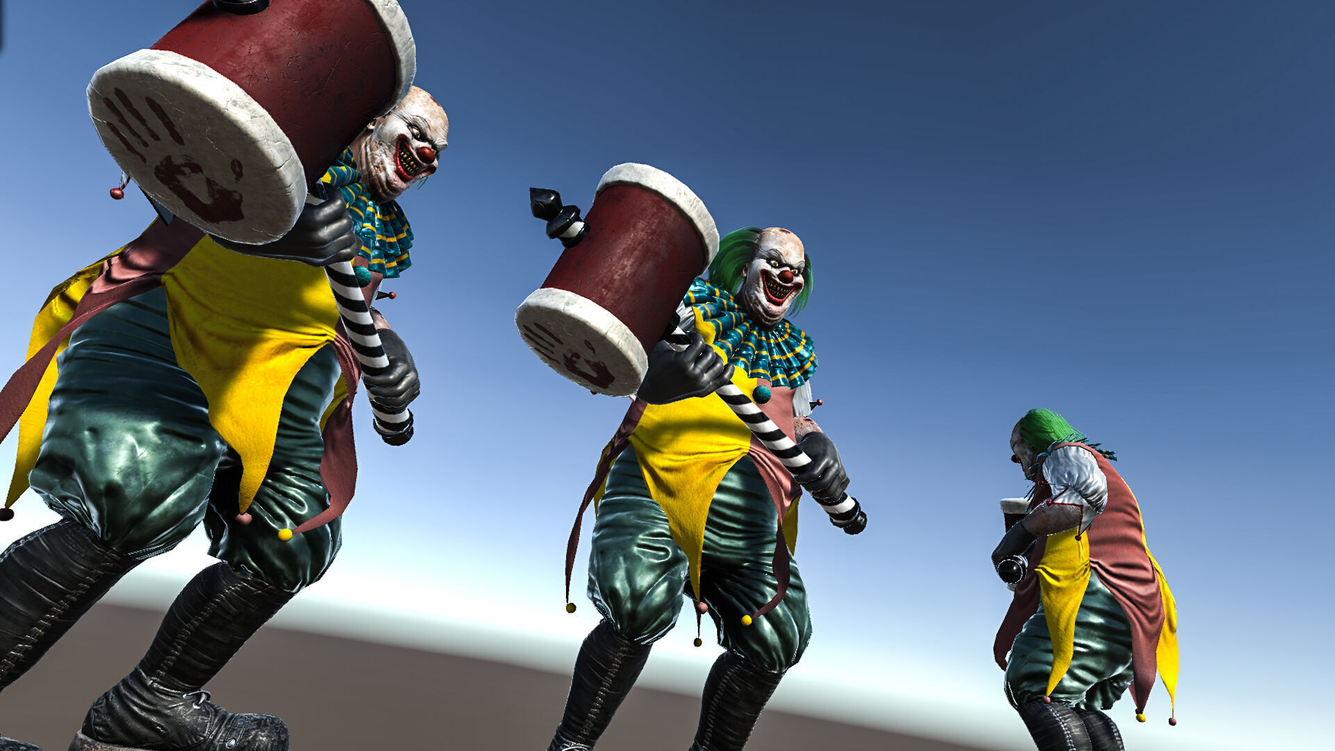 Horror Villains Pack - Rigged and Animated Low-poly 3D model_67