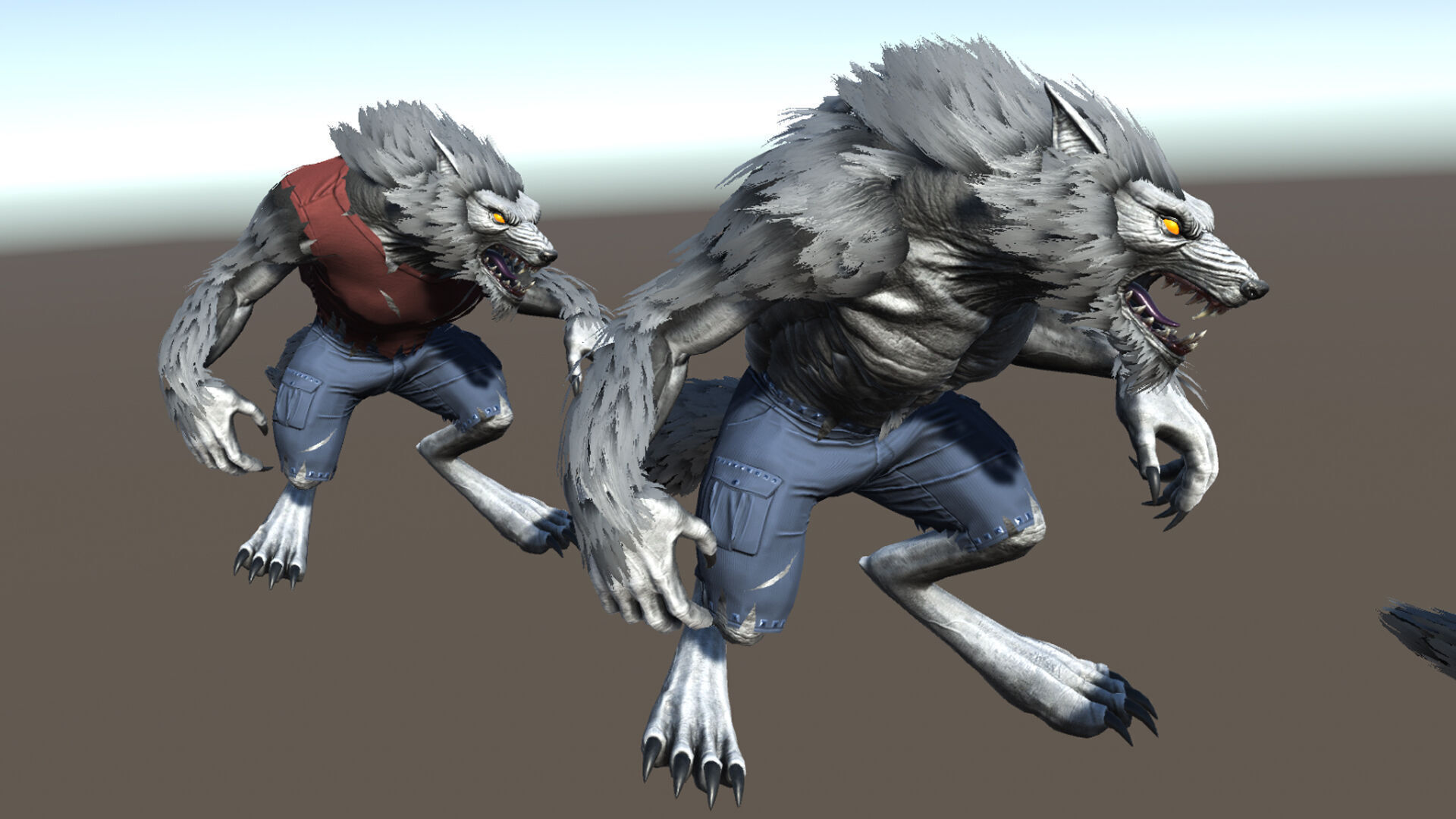 Horror Villains Pack - Rigged and Animated Low-poly 3D model_79