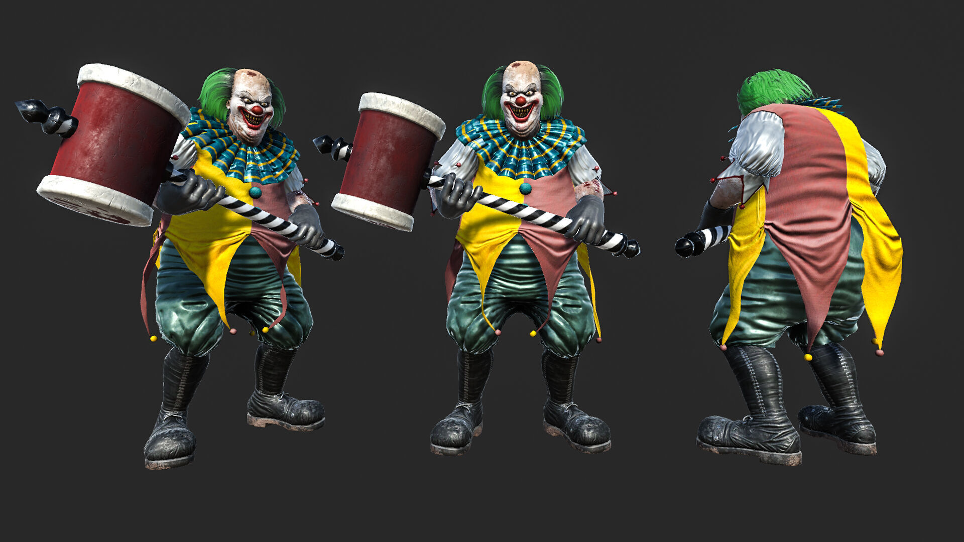 Horror Villains Pack - Rigged and Animated Low-poly 3D model_68