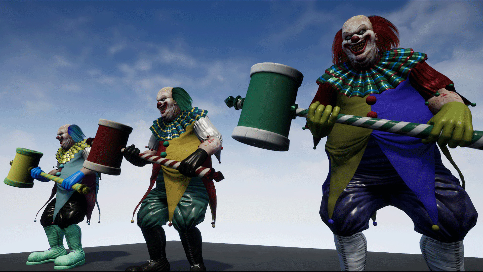 Horror Villains Pack - Rigged and Animated Low-poly 3D model_57