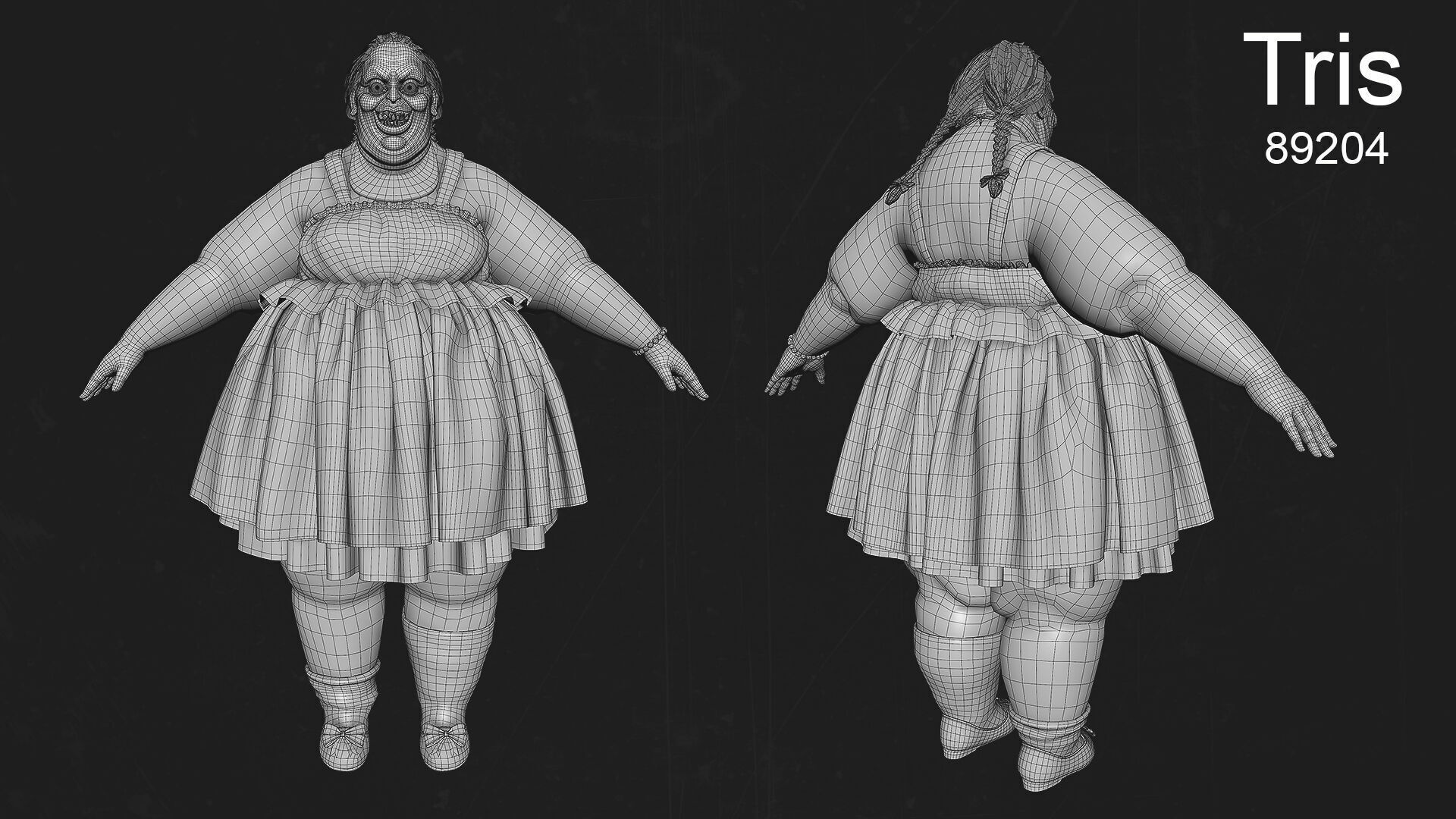 Horror Villains Pack - Rigged and Animated Low-poly 3D model_44