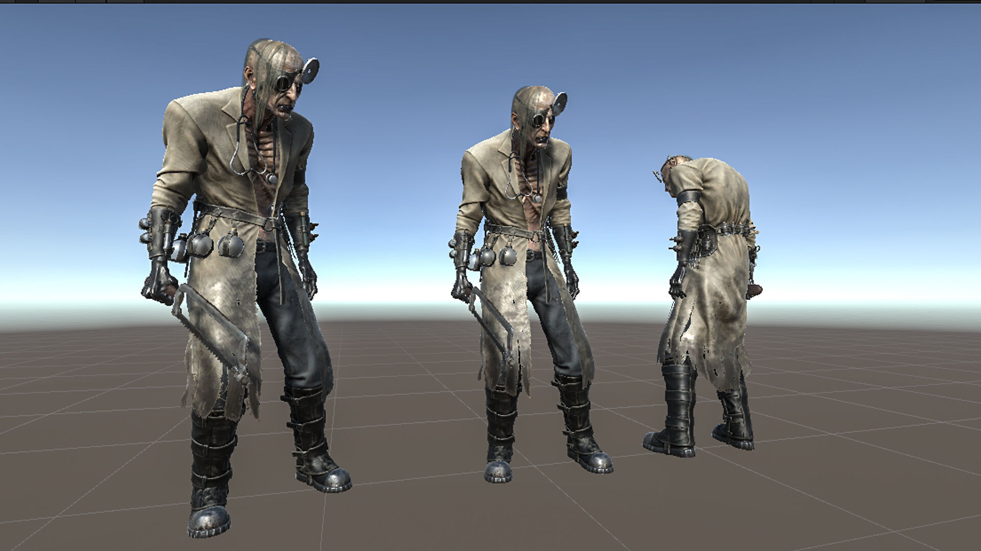 Horror Villains Pack - Rigged and Animated Low-poly 3D model_17