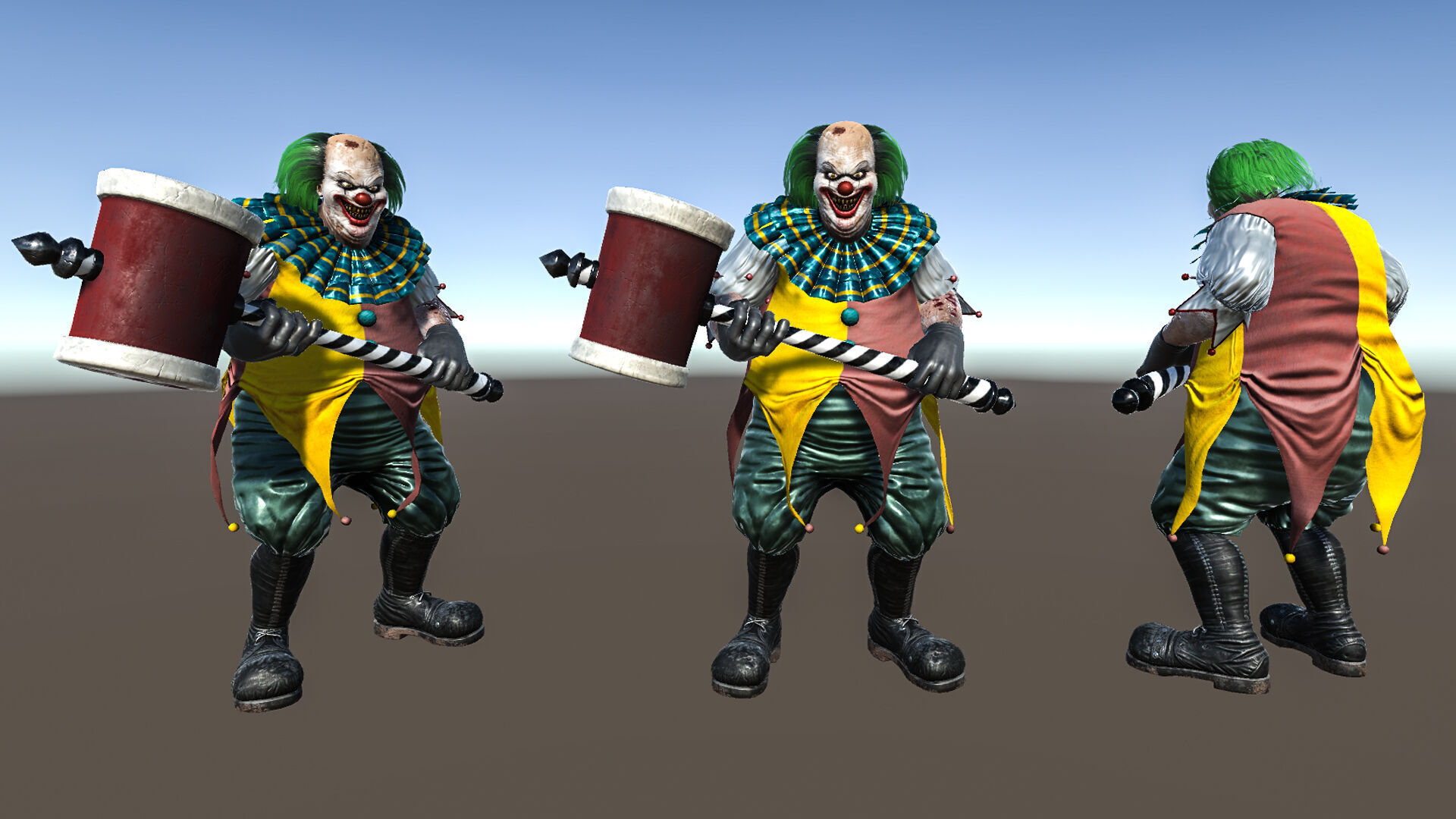 Horror Villains Pack - Rigged and Animated Low-poly 3D model_65