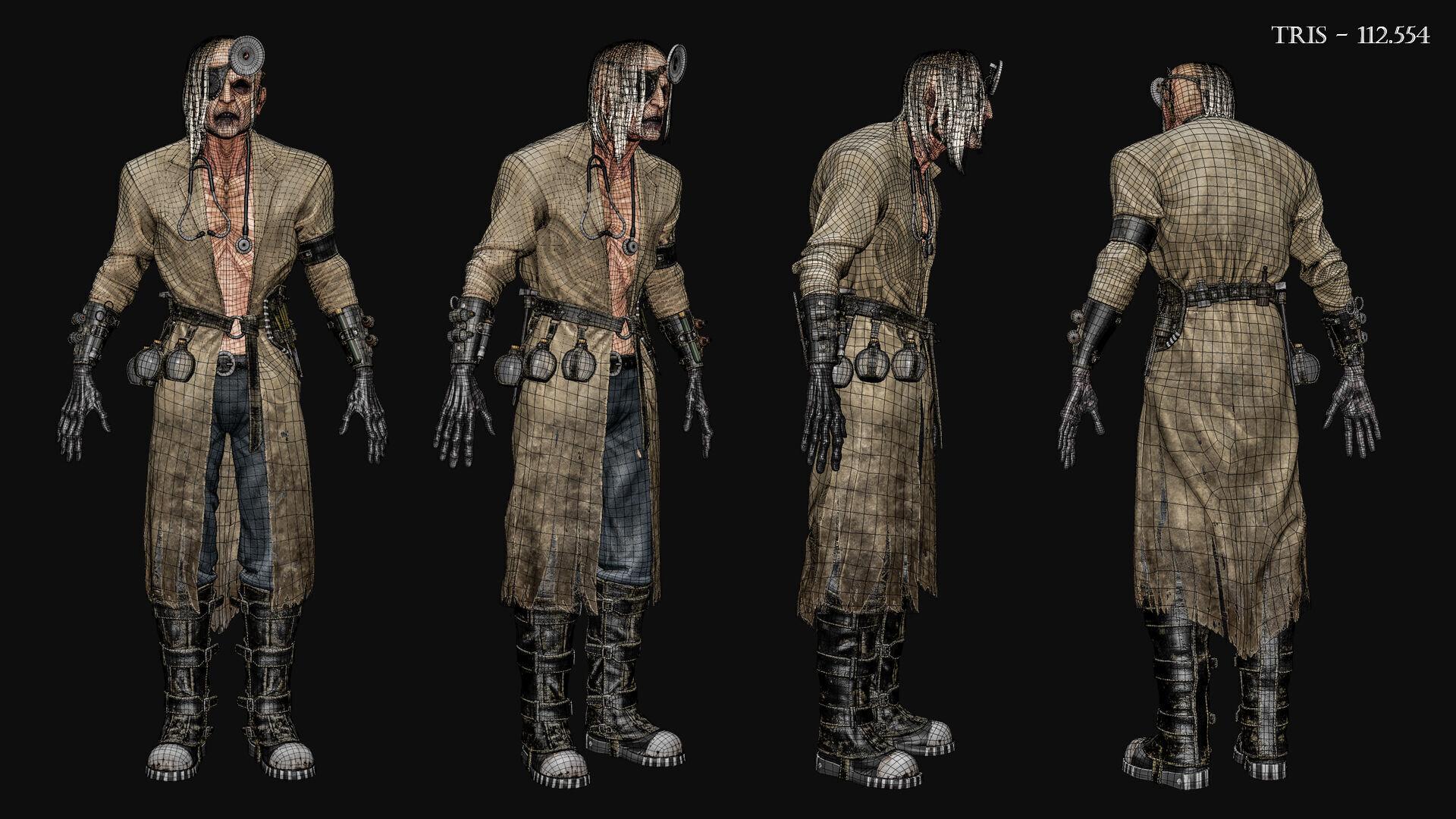 Horror Villains Pack - Rigged and Animated Low-poly 3D model_13