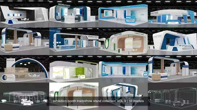 exhibition booth tradeshow stand collection VOL 9 