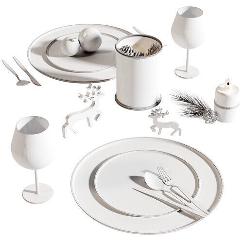 tableware-08 3D model 6