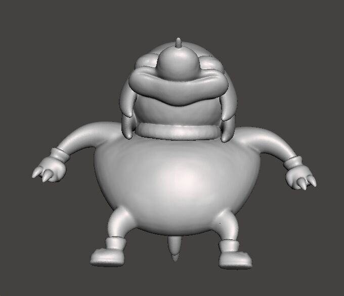 UGANDAN KNUCKLES FIGURE MODEL MEME SONIC STATUE 3D print model_7