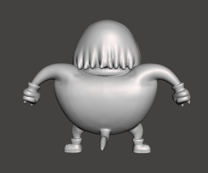 UGANDAN KNUCKLES FIGURE MODEL MEME SONIC STATUE 3D print model_5