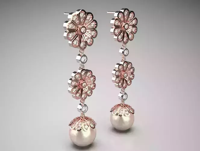 bride pearl earring pe0032