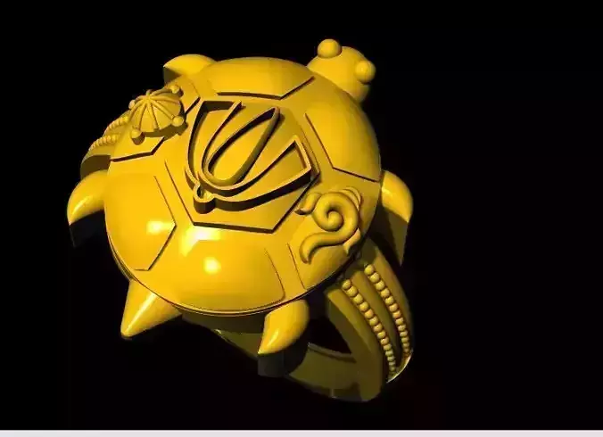 tortoise ring 3dm file