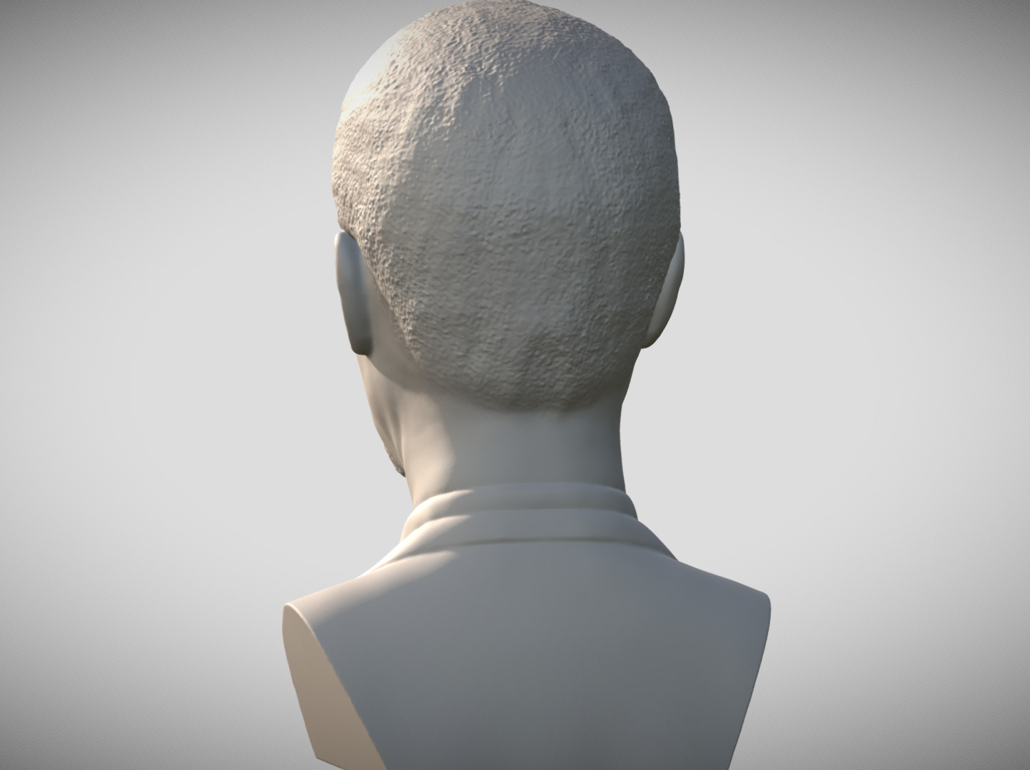 Morgan Freeman bust 3D print model_5