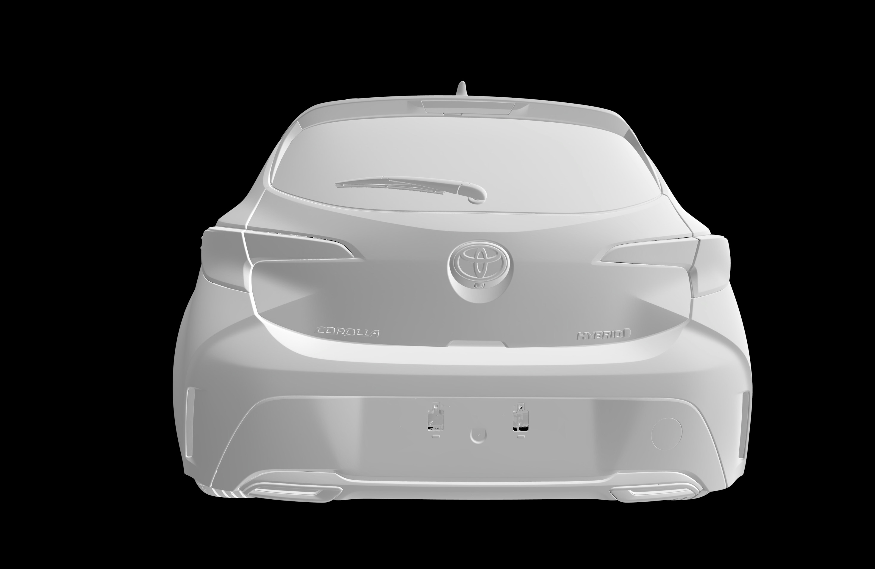 3D SCAN DATA TOYOTA COROLLA E210 HATHBACK EXTERIOR 3D model_5
