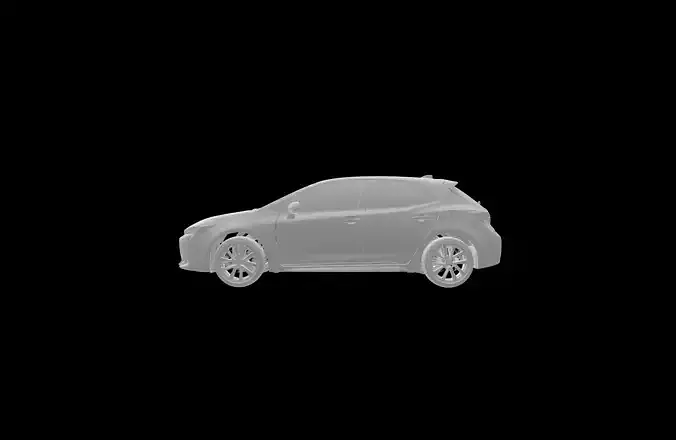 3D SCAN DATA TOYOTA COROLLA E210 HATHBACK EXTERIOR