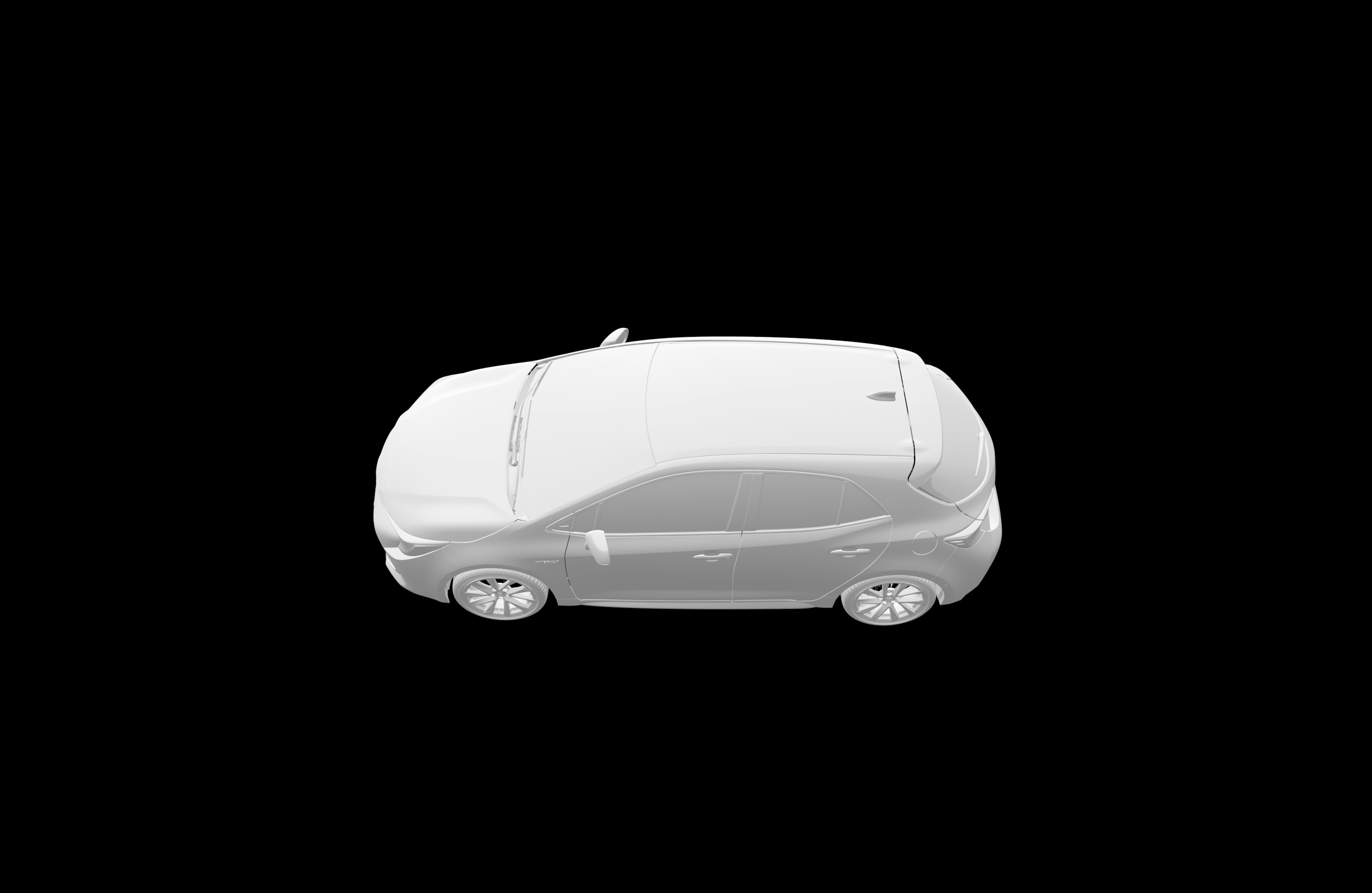 3D SCAN DATA TOYOTA COROLLA E210 HATHBACK EXTERIOR 3D model_1