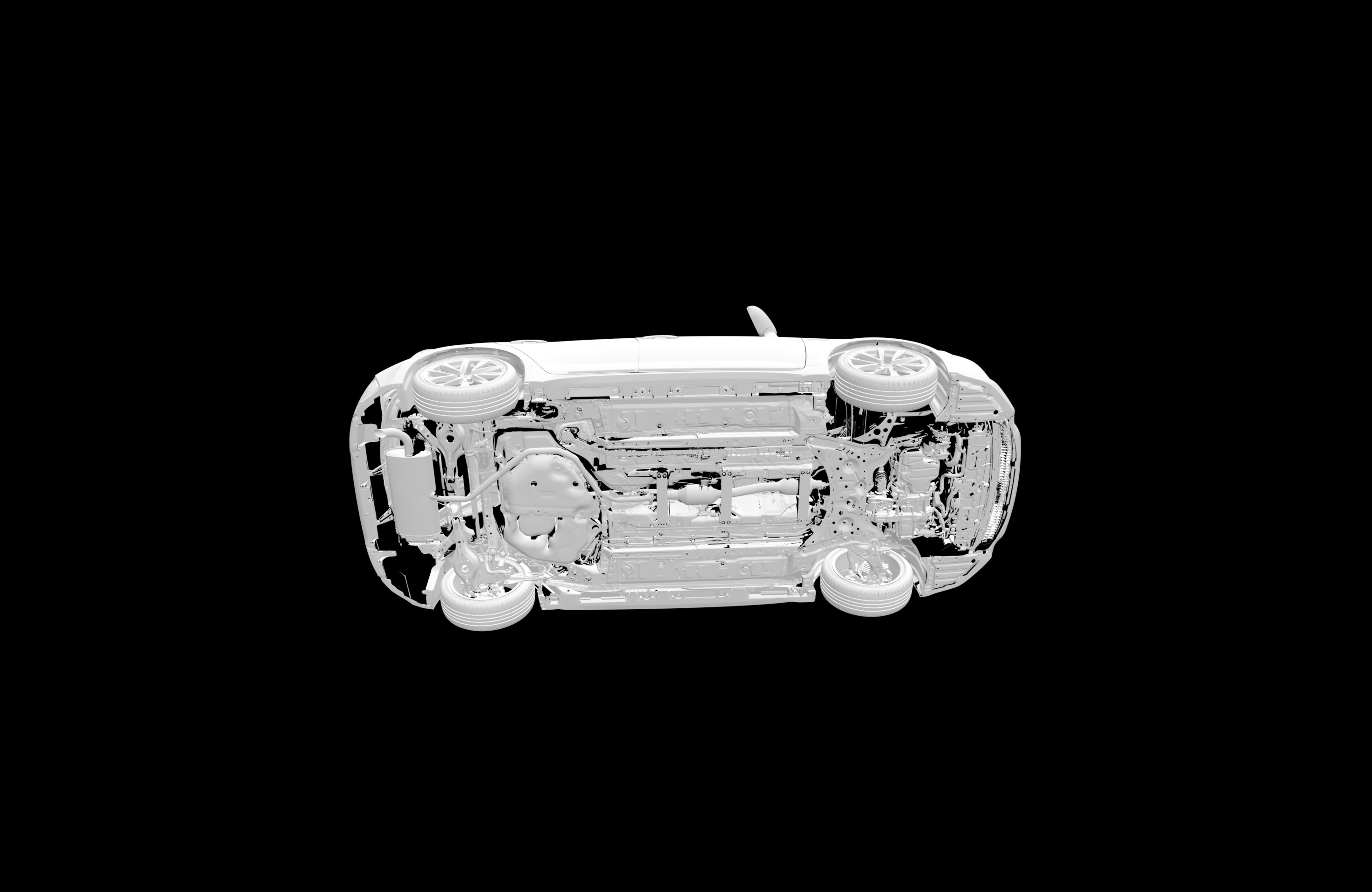 3D SCAN DATA TOYOTA COROLLA E210 HATHBACK EXTERIOR 3D model_2