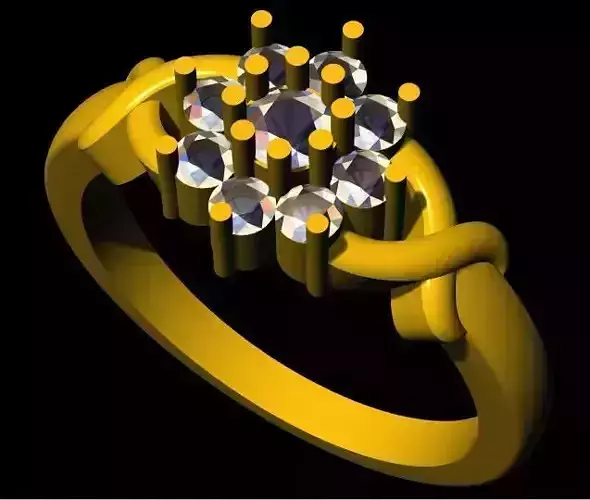 cluster ring 3dm file