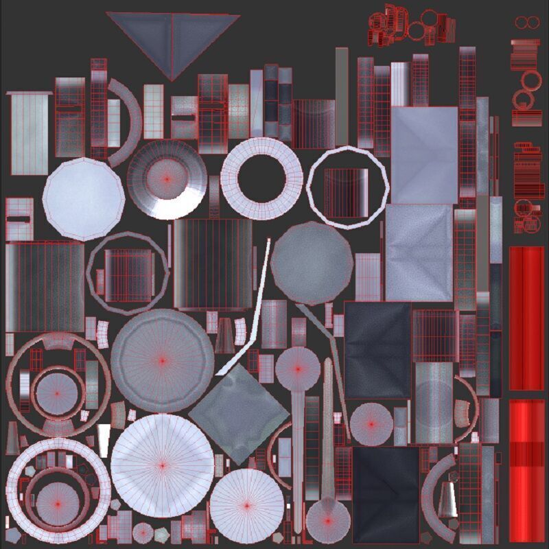 firefighting Foam Nozzle Free low-poly 3D model_7