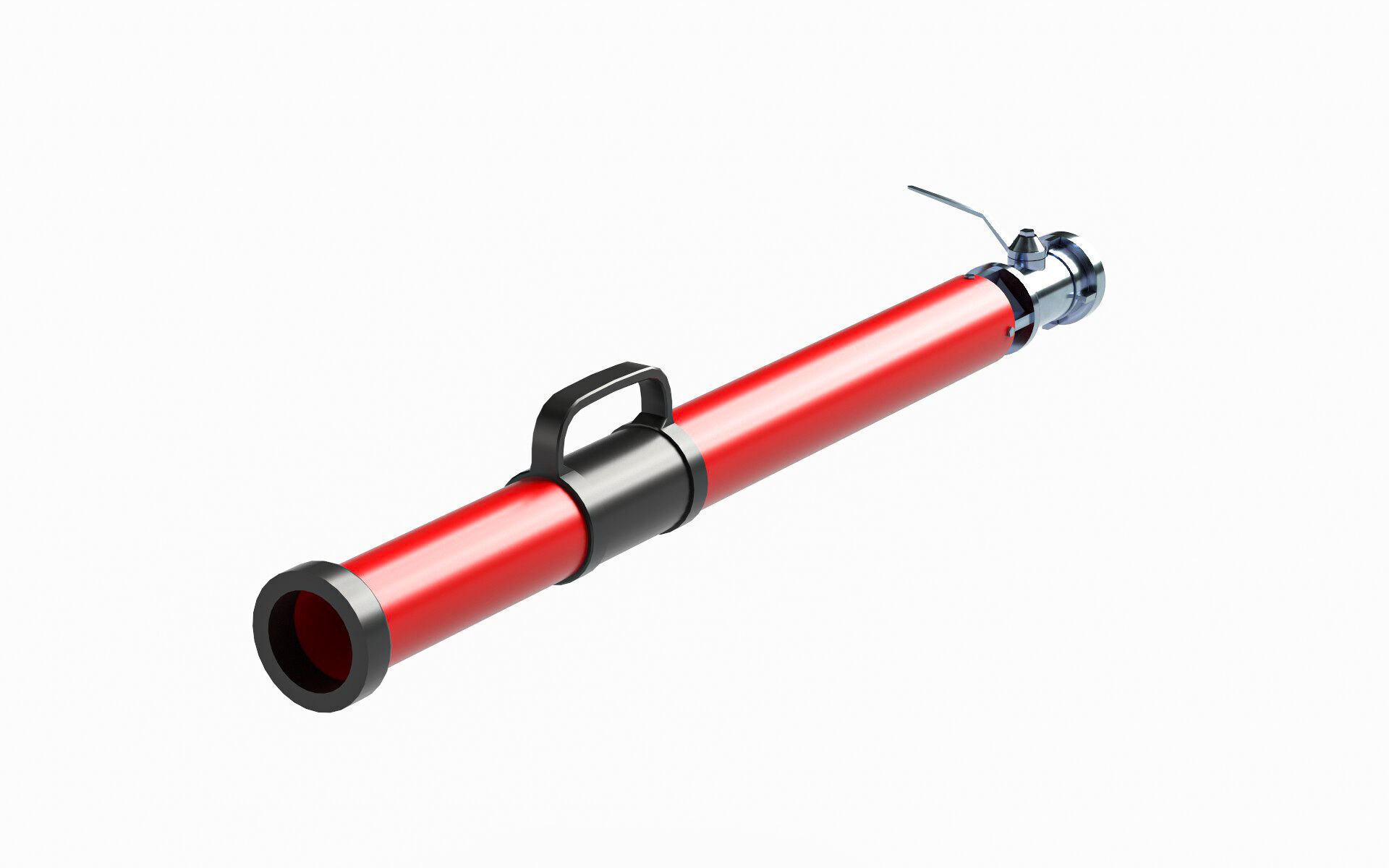 firefighting Foam Nozzle Free low-poly 3D model_5