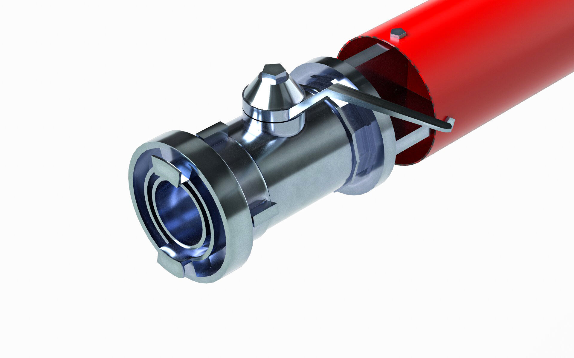 firefighting Foam Nozzle Free low-poly 3D model_4