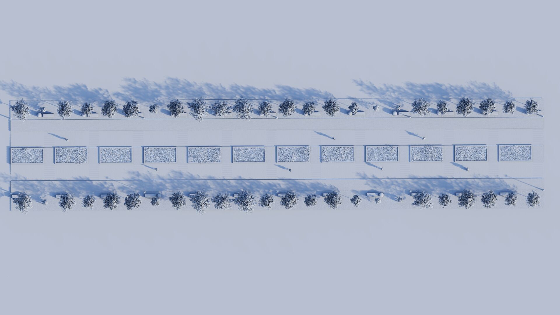public park-Private Park Landscape 3D model_26