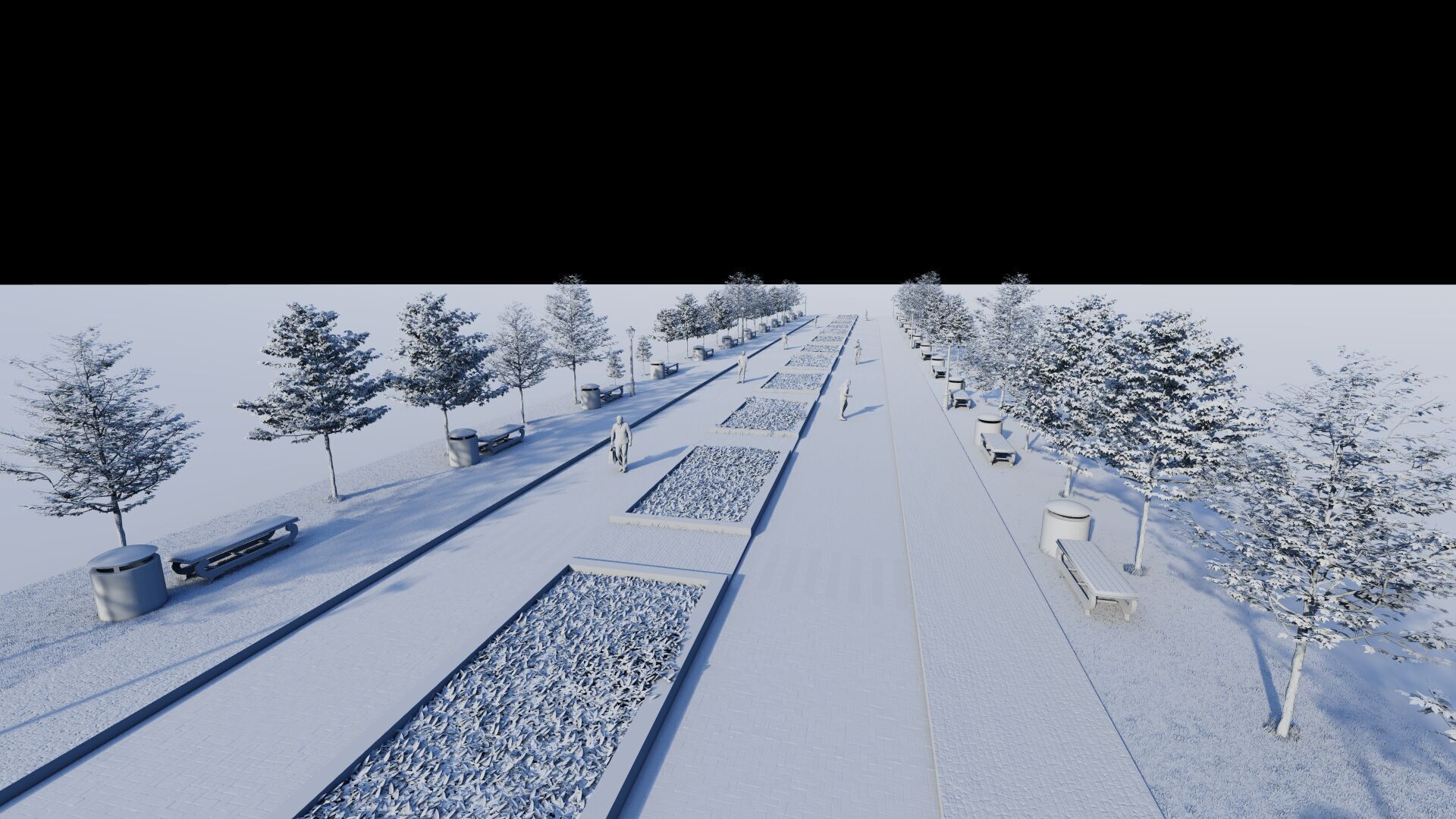 public park-Private Park Landscape 3D model_13