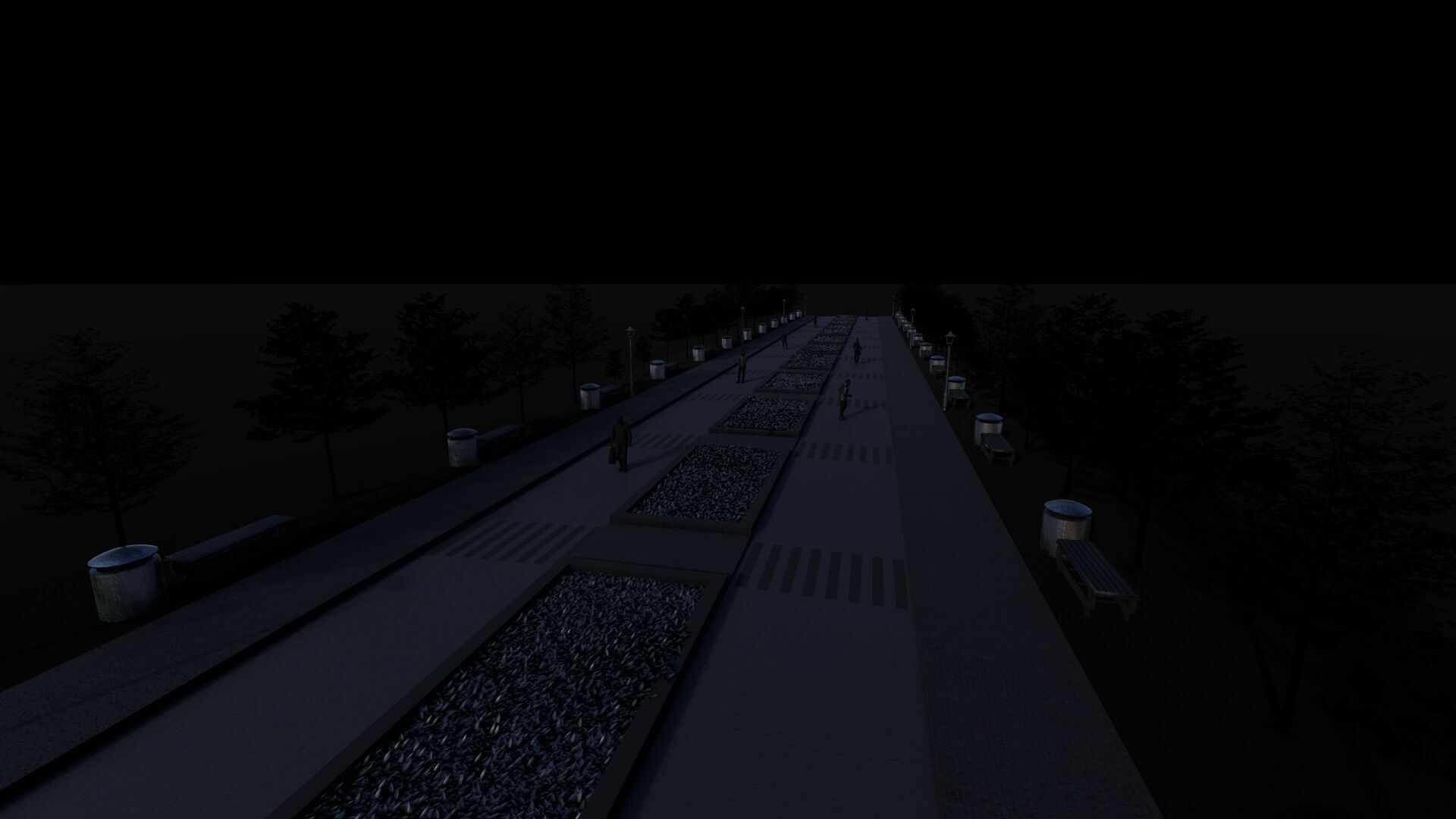 public park-Private Park Landscape 3D model_12