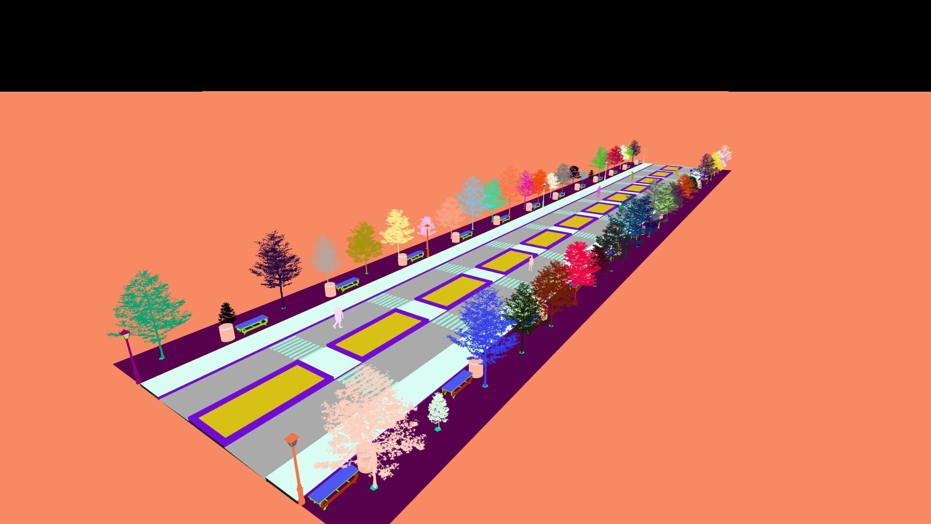 public park-Private Park Landscape 3D model_30