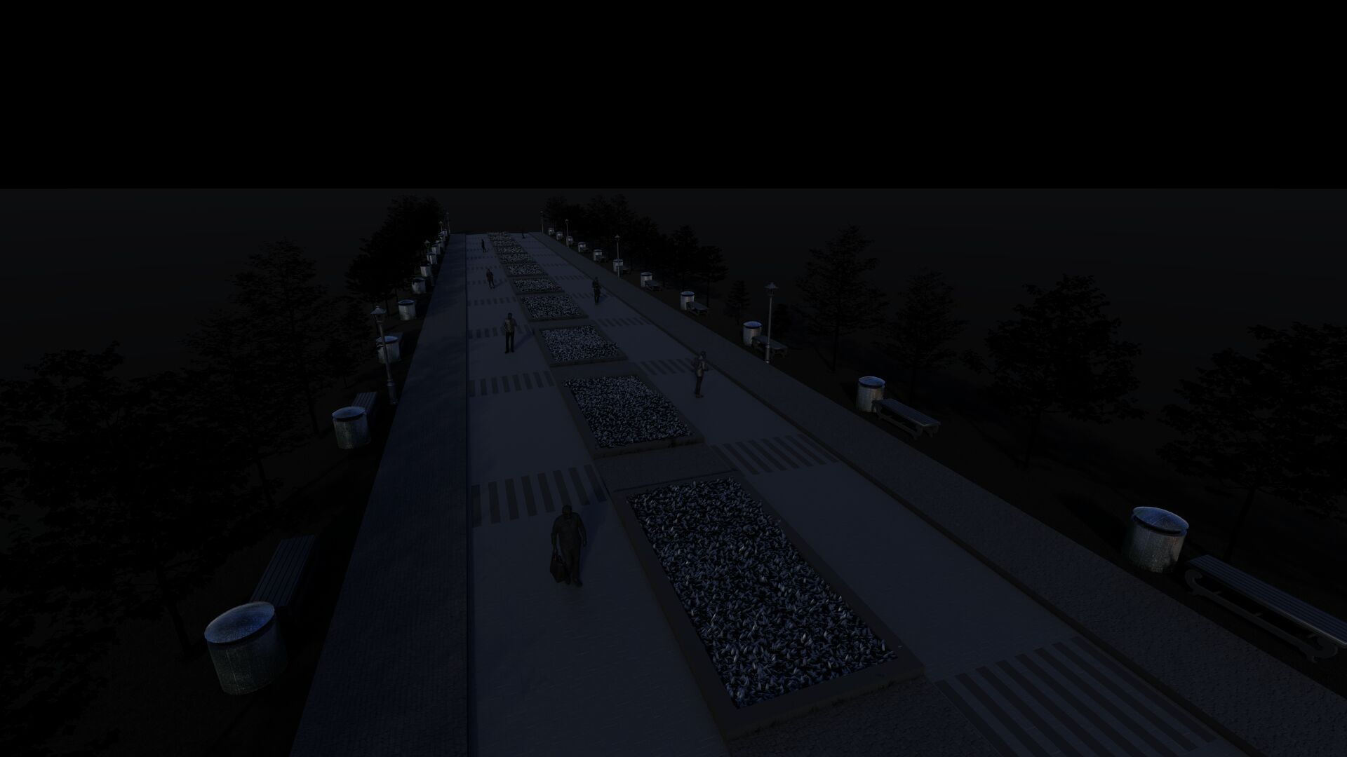 public park-Private Park Landscape 3D model_18