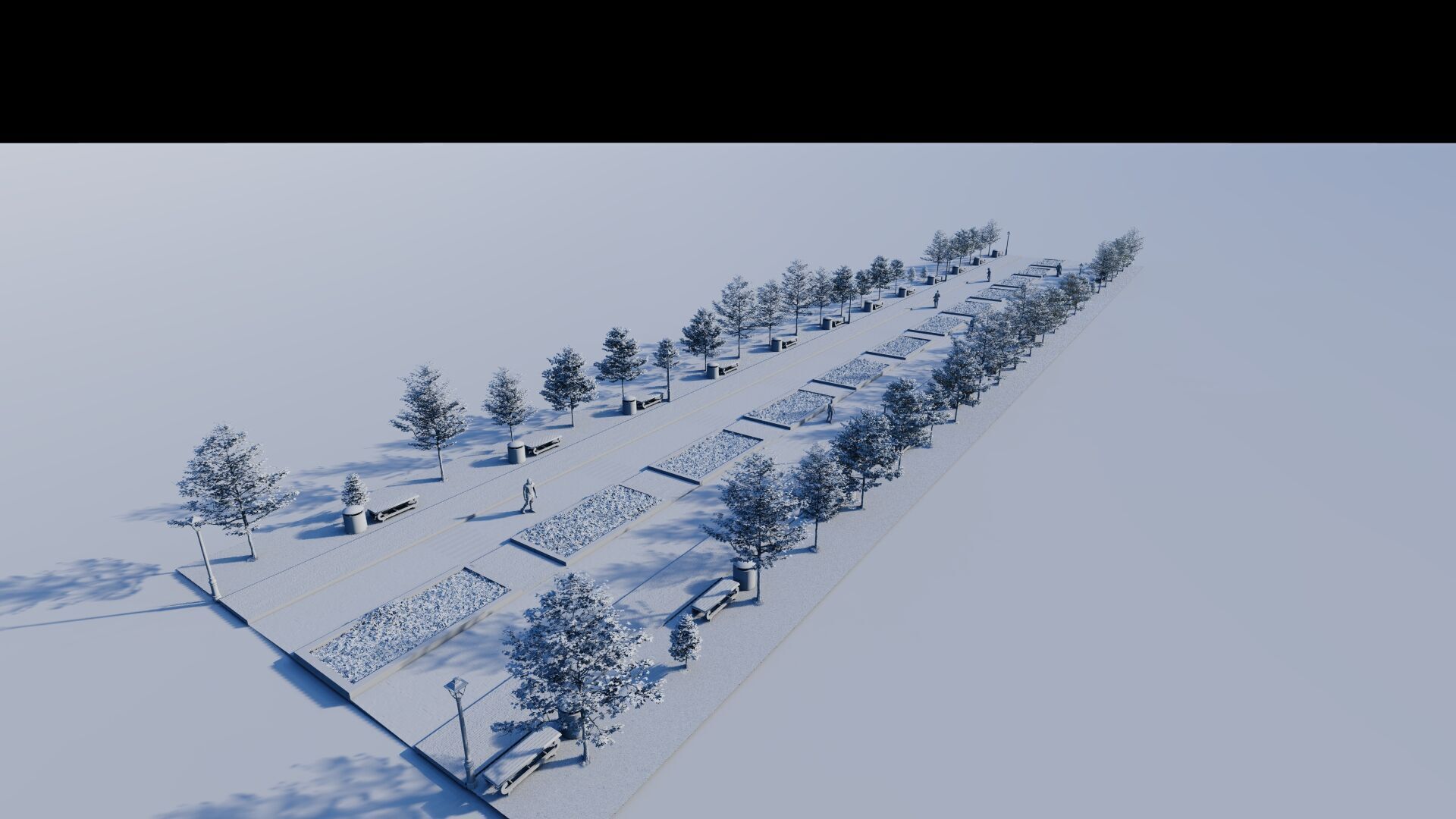 public park-Private Park Landscape 3D model_32