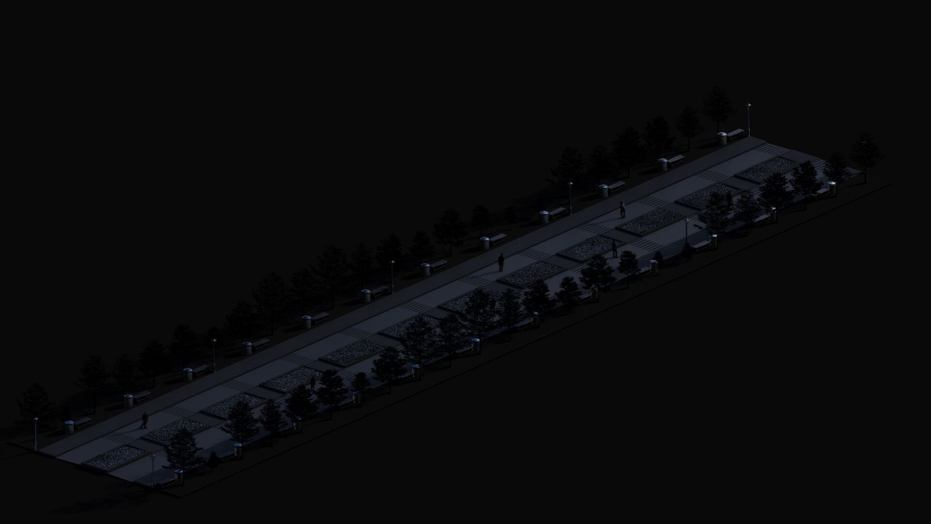public park-Private Park Landscape 3D model_25