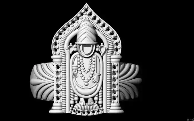 balaji ring 3dm file 3D print model