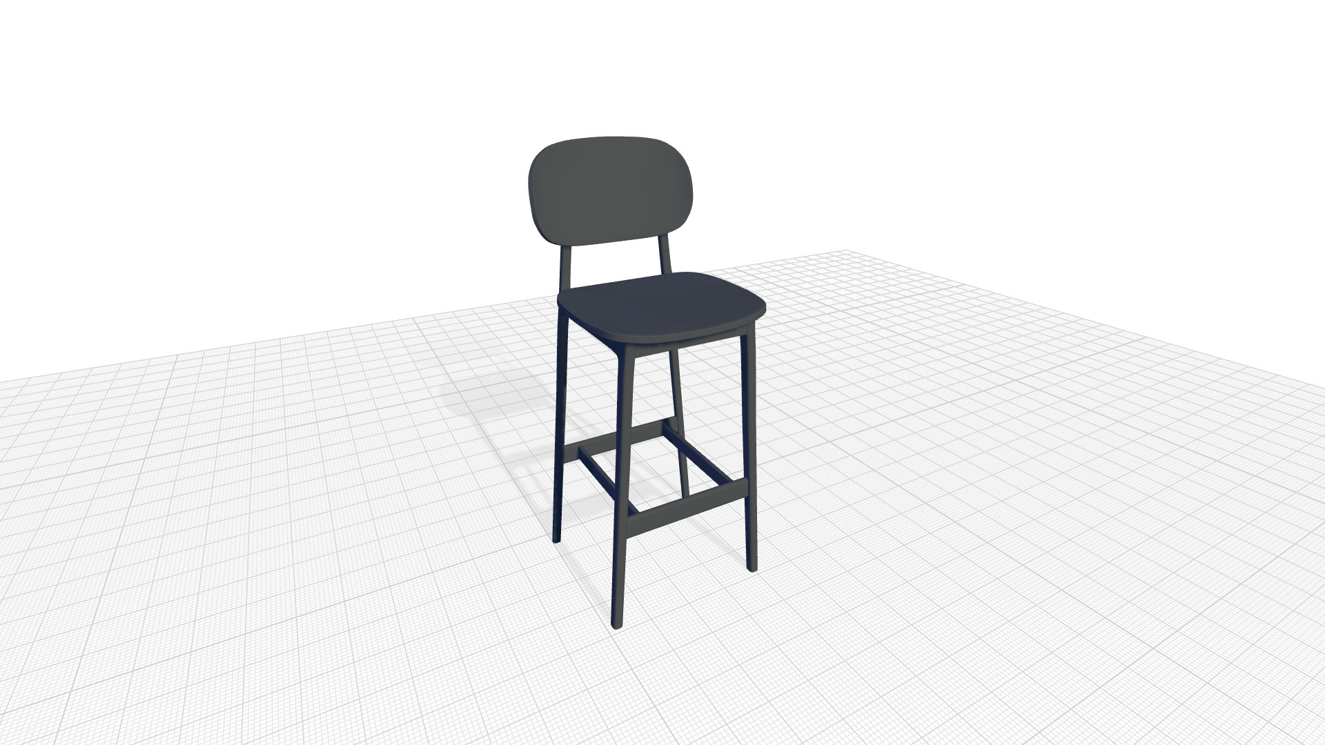 Emma Bar Stool 3D model_2