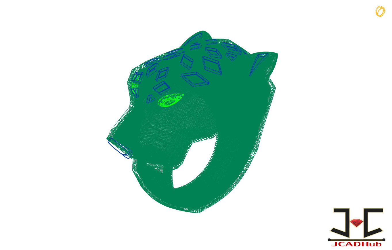 0220 - PantheR-R Ring with Back Jali - JCADHub 3D print model_2