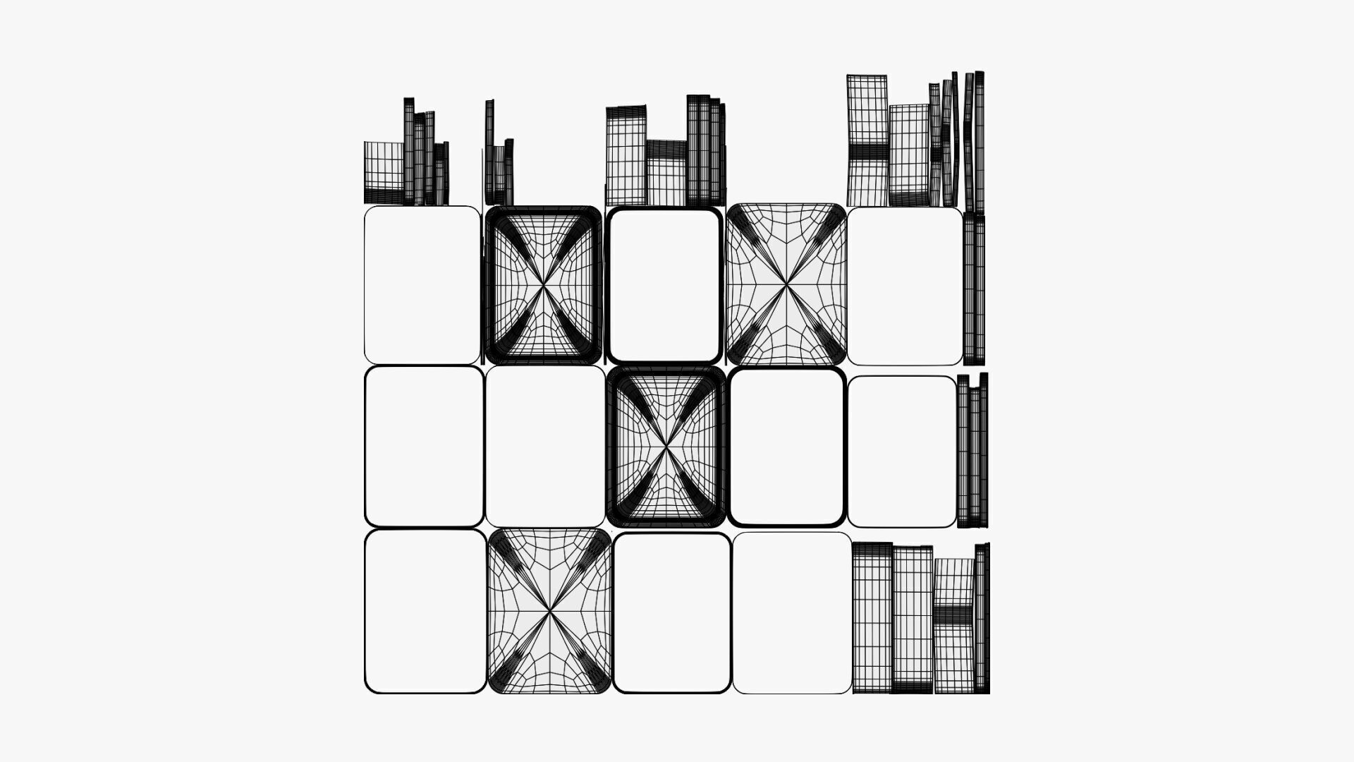 Basic Can Box Geometry Only No Textures No Materials 3D model_5