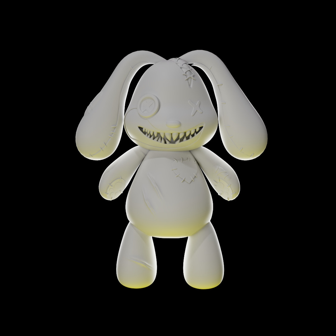 CALL OF DUTY BLACK OPS 6 MISTER PEEKS BUNNY CHARACTER 3D model_1