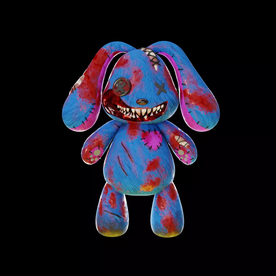 CALL OF DUTY BLACK OPS 6 MISTER PEEKS BUNNY CHARACTER 3D model_0