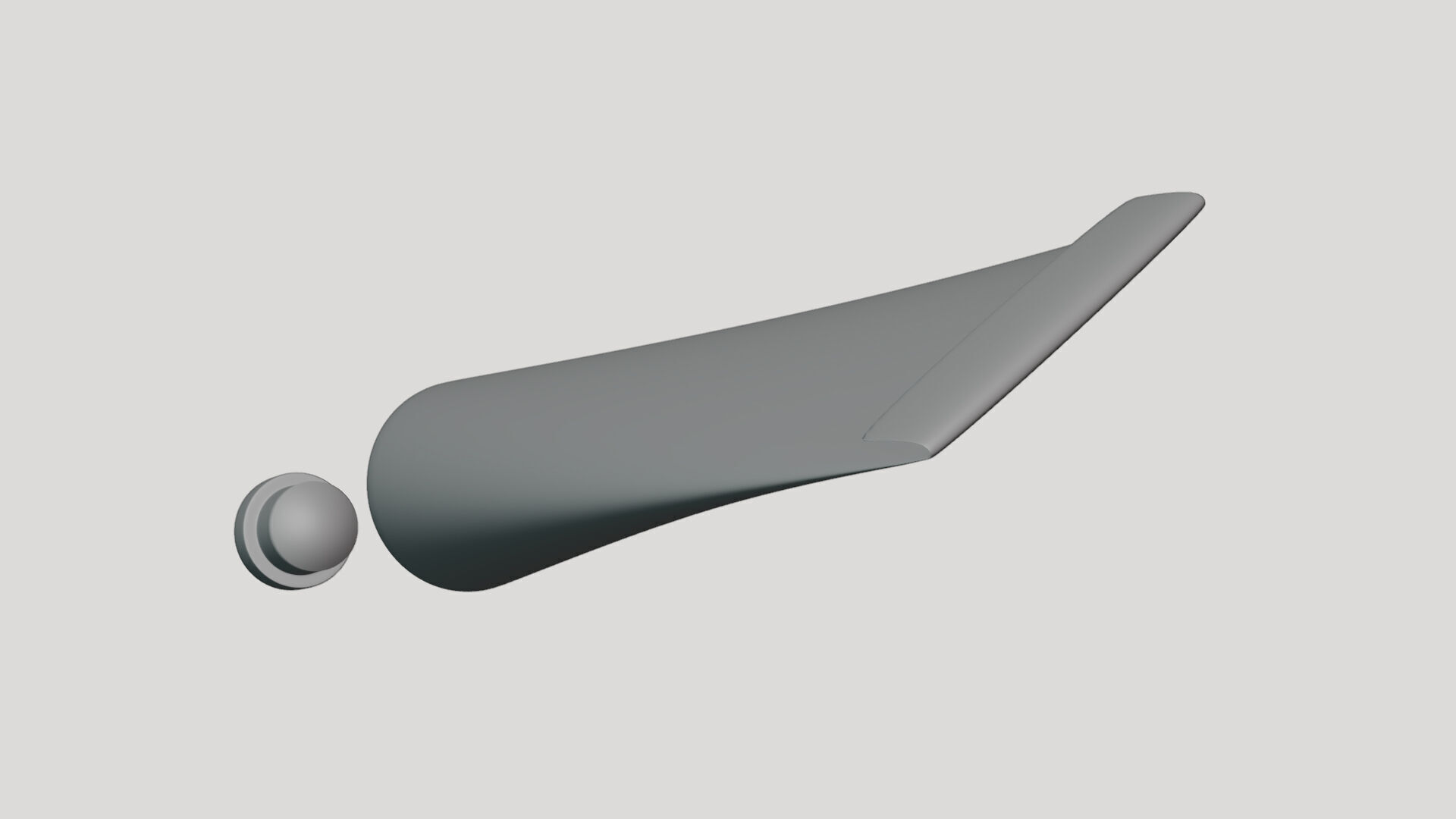 Basic Fish Pasta  Geometry Only No Textures No Materials 3D model_4