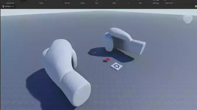kick boxing 3D model