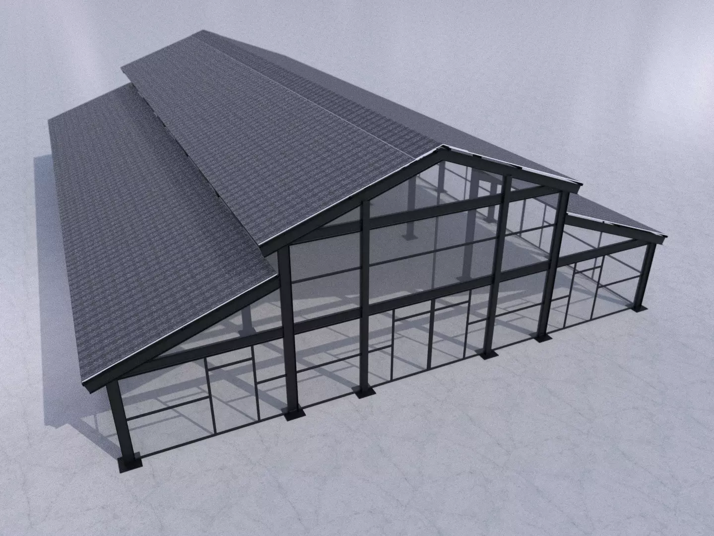 3D Model of Metal Structure Frame MK3 Low-poly 3D model_0