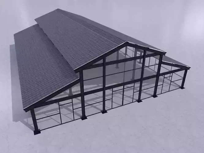 3D Model of Metal Structure Frame MK3