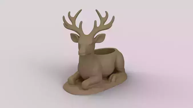 Elegant Deer Planter - Organizer