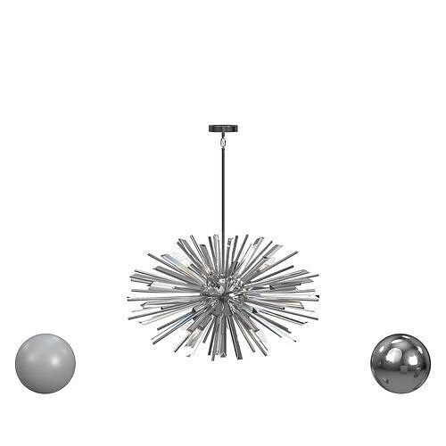 Avenue Lighting Palisades Ave Light Chandelier 3D model