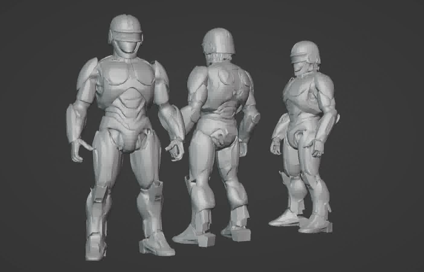 ROBOCOP Animatronic 3D Model 3D print model_56