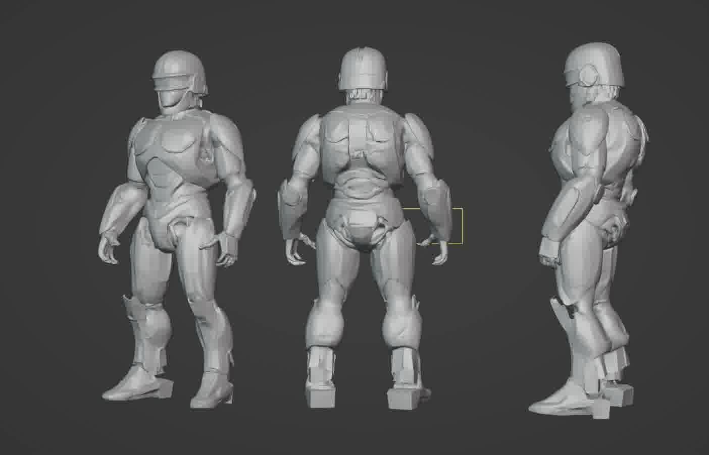 ROBOCOP Animatronic 3D Model 3D print model_44