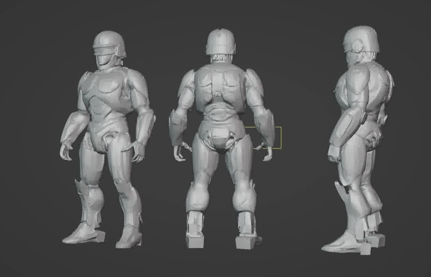 ROBOCOP Animatronic 3D Model 3D print model_46