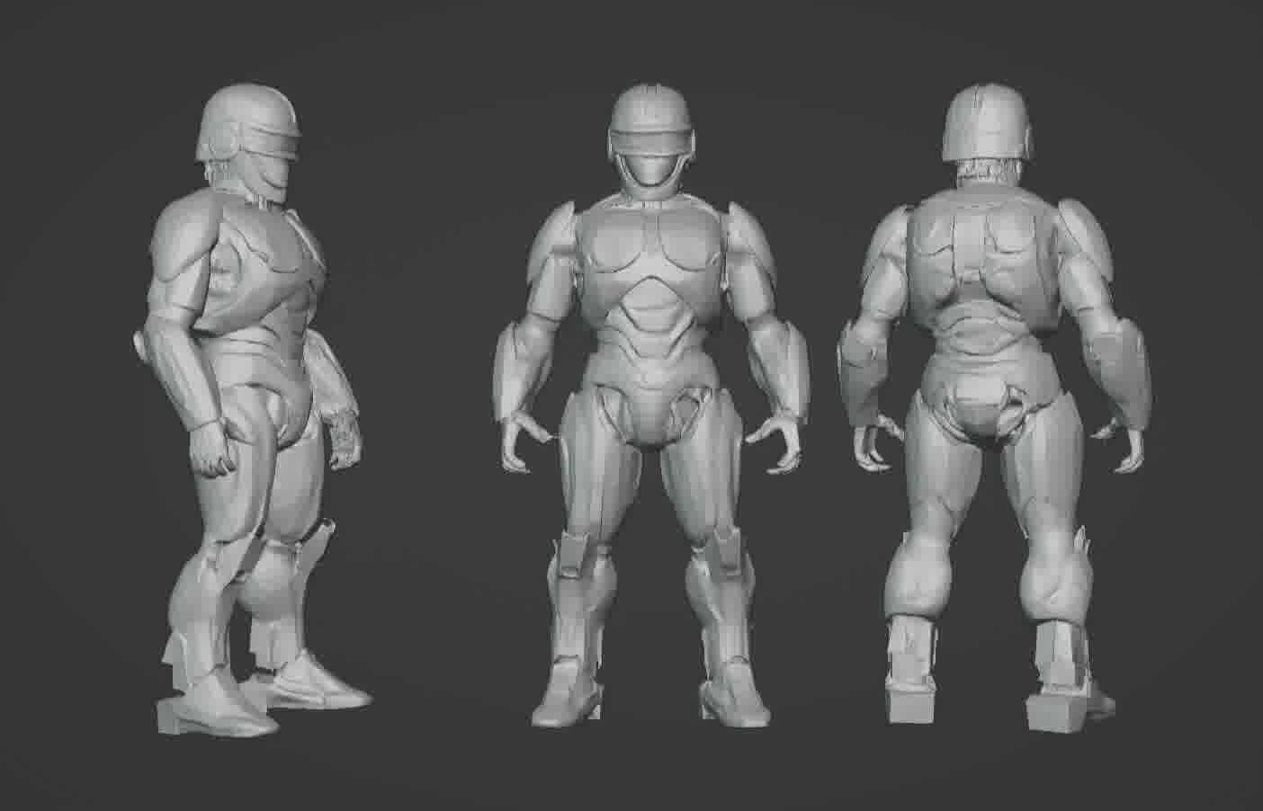 ROBOCOP Animatronic 3D Model 3D print model_83